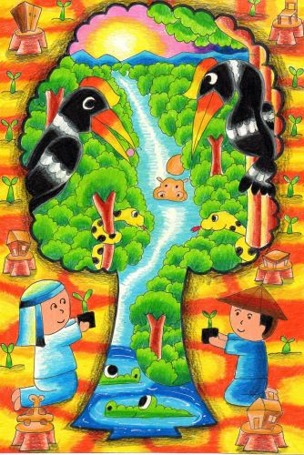 3rd place, Wimootta Aramsaengchan, age 7, Thailand