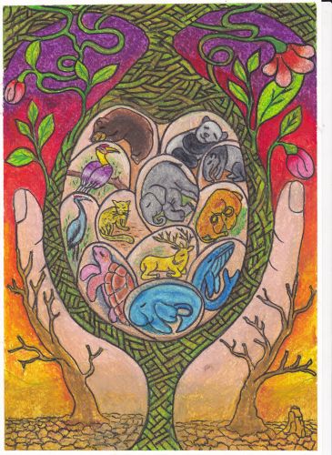 4th Place, Hiranyika Aphithanang, age 13, Thailand, 2021 best environmental