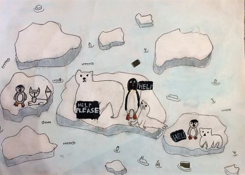 Defne Ozdemir, 10 years old, Turkey, Best environmental message 2020