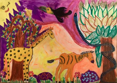 Duru Karadede, 8 yrs old, Turkey, Saving life in the rainforest