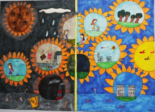 Jingxuan Liu, 10, China, Wipe up, best art from china 2020