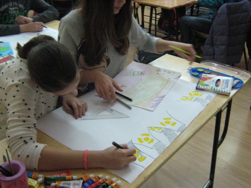 Serbia students learn about frogs and create art for Frogs Are Green Contests 2017