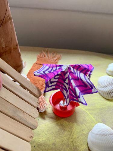 A A K from Hoboken - Earth Day 2020 3D artwork made from recycled materials - view 2