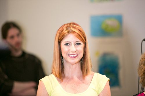 Kristin DeAngelis at Frogs Are Green's Green Dream - Save the Frogs Day event at The Distillery Gallery. Photo by Danny Chong.