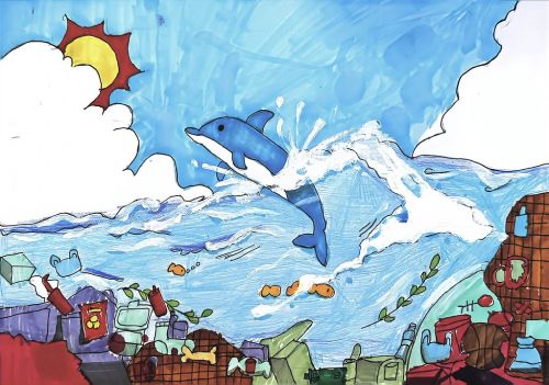 1st Place, Chen Jiayu, age 7, China, 2025