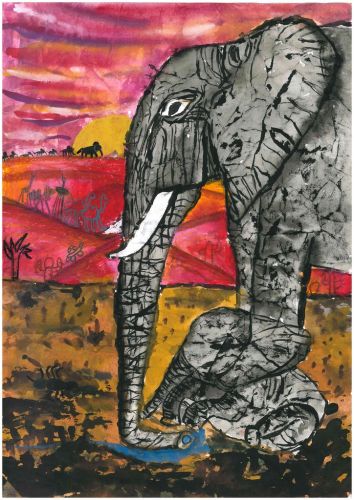 1st Place, Huang Chiao Hsi, age 6, Taiwan