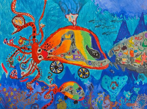 1st Place, Xie Yangle, 6 years old, China, 2024