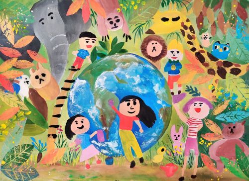 Huang Tzu Chiao, 6 years old, Taiwan, 1st place winner 2020