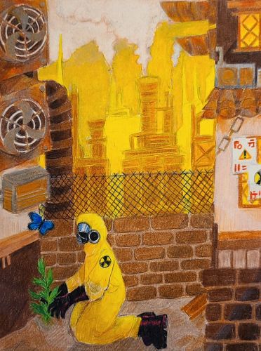 1st Place, Alessandra Sarmiento, age 14, McNair HS, Best Jersey City 2025