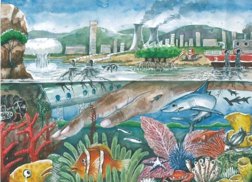 1st Place Best Environmental Message, Pimyada FANGCHAIYAPHUM, 8 years old, Thailand, 2023