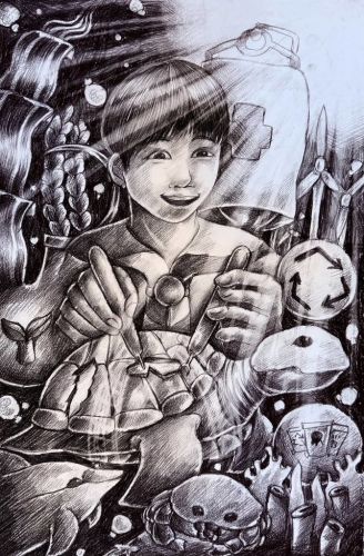 1st Place, Thita Arundee, age 13, Thailand, Best BW 2025