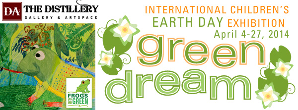 Green Dream - International Children's Earth Day Exhibition at The Distillery Gallery and Artspace in Jersey City, NJ.