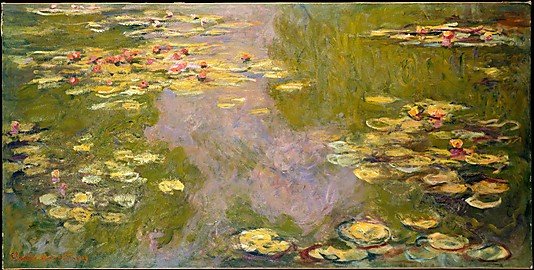 Water Lilies, 1919, by Claude Monet - Metropolitan Museum of Art, New York City